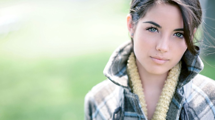 model, girl, face, brunette