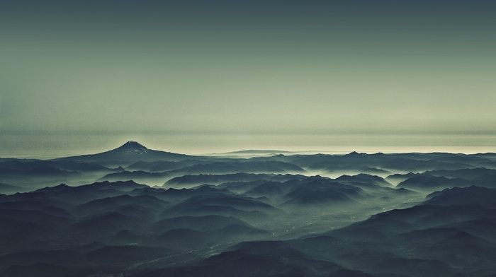 mist, landscape