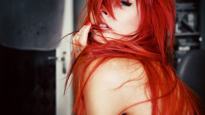 redhead, girl