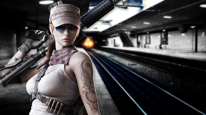girls, video games