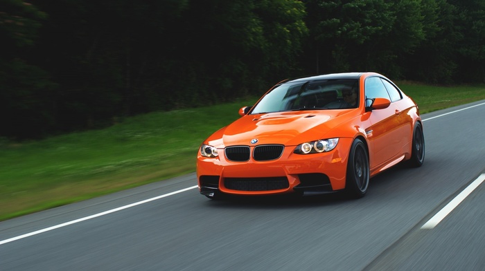 car, orange cars, BMW