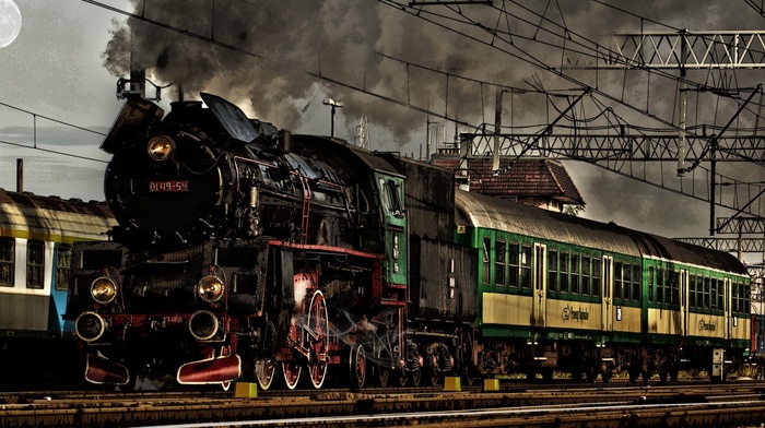 Polish, railway, train, Poland
