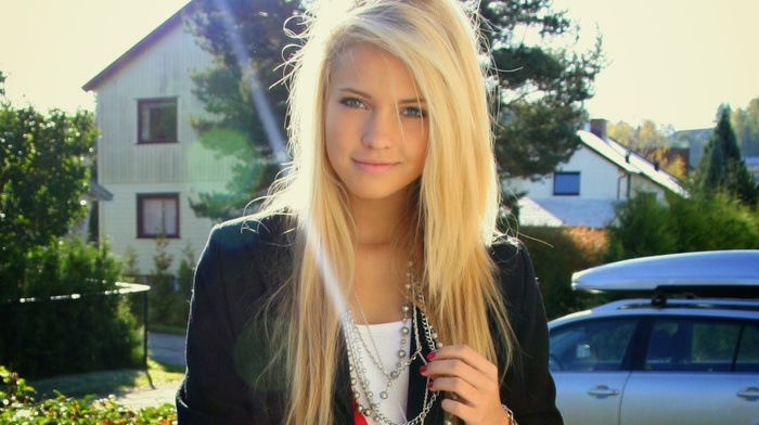 blonde, girl