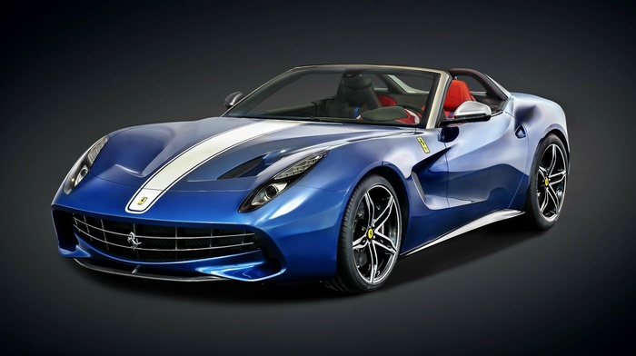 blue cars, pininfarina, Ferrari, car