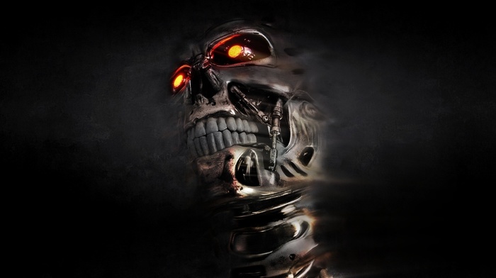 skull, endoskeleton, Terminator