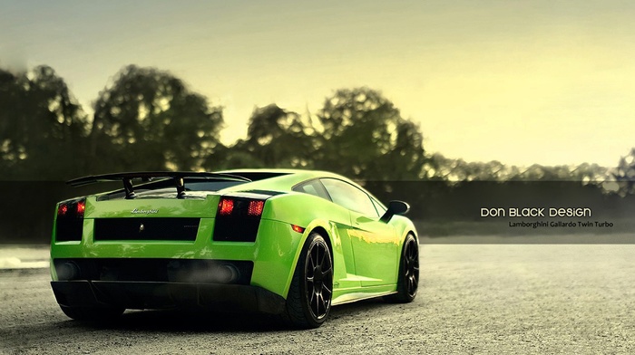 green cars, Lamborghini