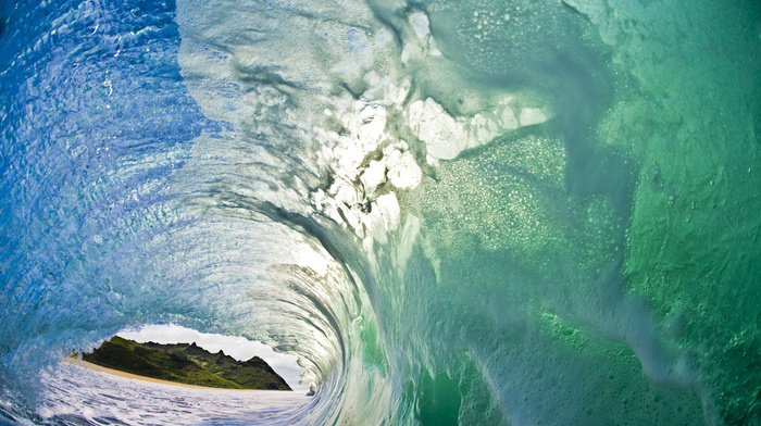 wave, stunner, sea