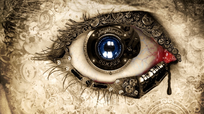 eyes, artwork, concept art, clockwork, fantasy art