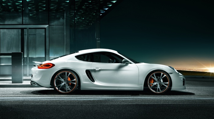 white, sportcar, cars, evening, supercar, tuning, Porsche
