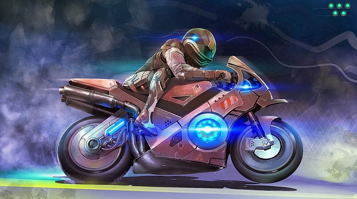 Moto GP, futuristic