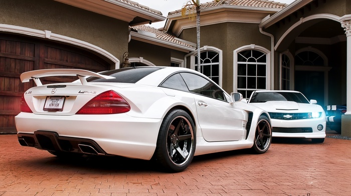 Mercedes, benz, Mercedes, Benz Sl Amg, white