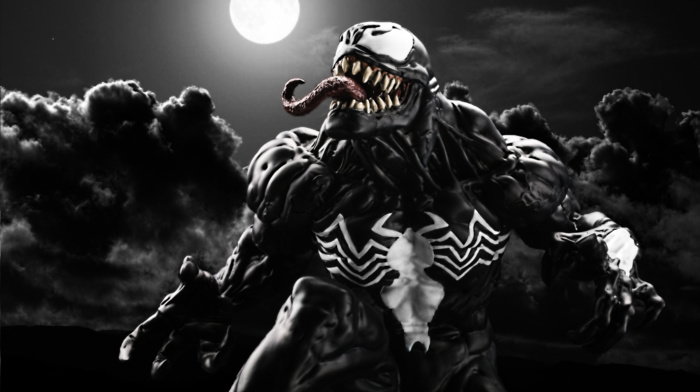 Venom, artwork, digital art