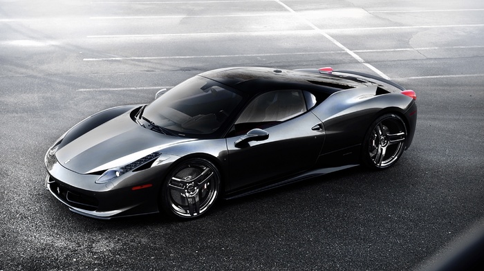 sportcar, photo, cars, supercar, track, Ferrari, black