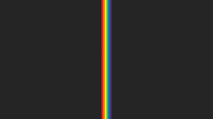 simple, rainbows, simple background, minimalism, gray