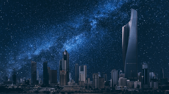 stars, cities, city