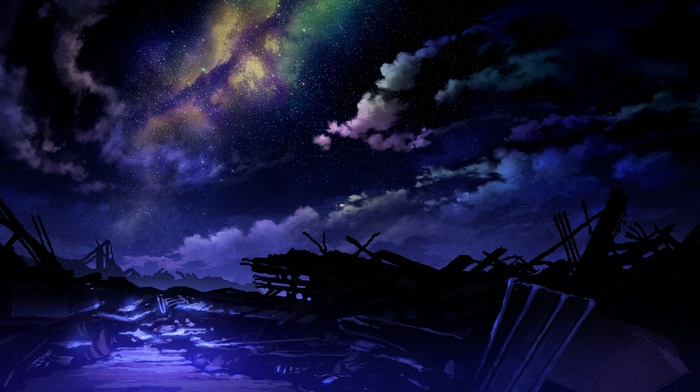 fantasy art, anime, apocalyptic, Technoheart