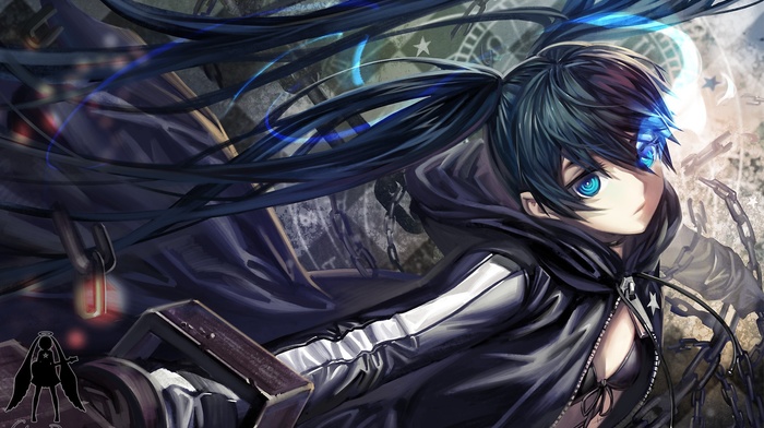 Strength Black Rock Shooter, Black Rock Shooter, anime girls, anime