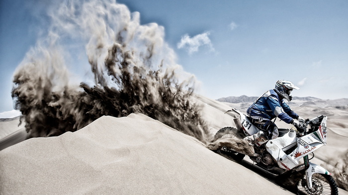 beauty, racing, sports, motorcycle, sand