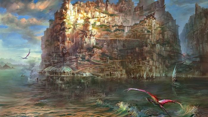 artwork, Torment Tides of Numenera, fantasy art