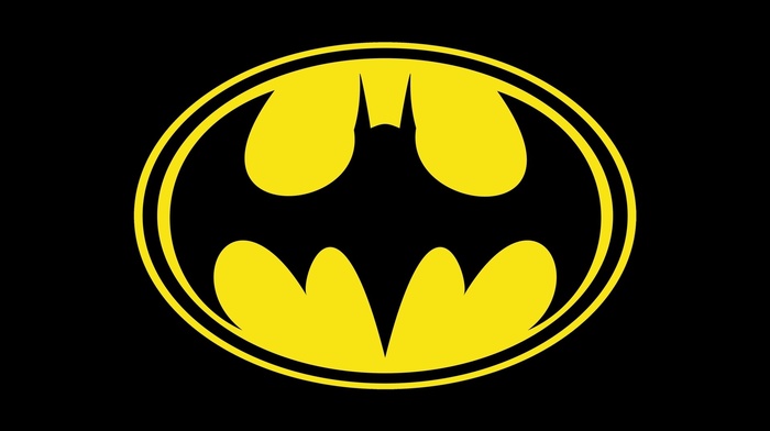 Batman, Batman logo, black