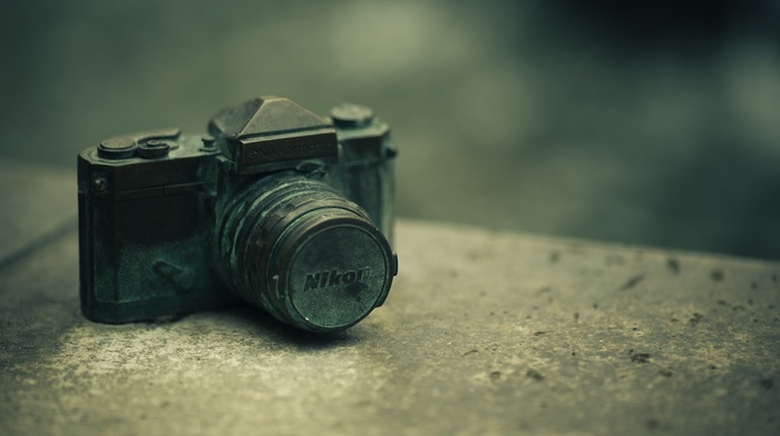 Nikon, blurred, camera
