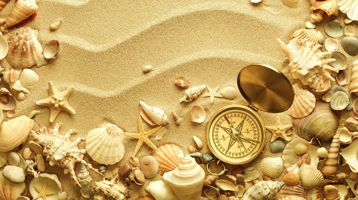summer, creative, sand