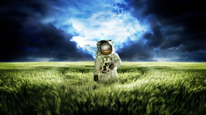 field, astronaut