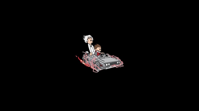 Calvin and Hobbes, back to the future