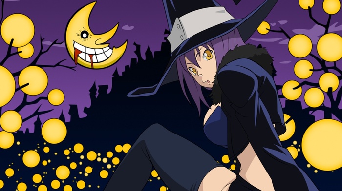 anime girls, Soul Eater, witch, Halloween, Blair