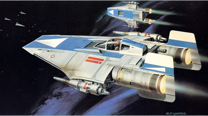 Star Wars, A, wing, science fiction, spaceship