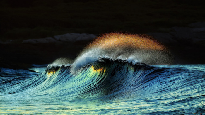 stunner, photo, colors, water, nature, ocean, super, wave, splash