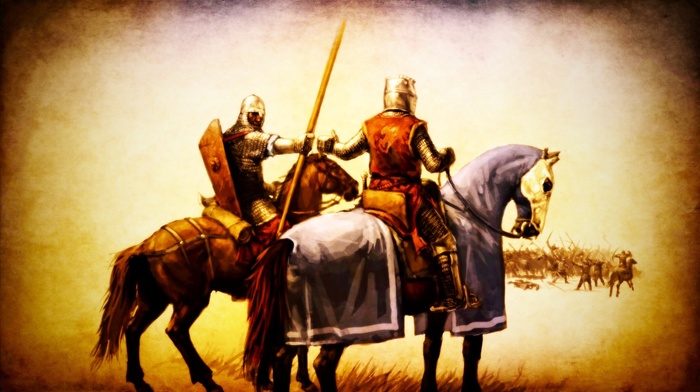 medieval, artwork, horse, knights, spear, battle, warrior