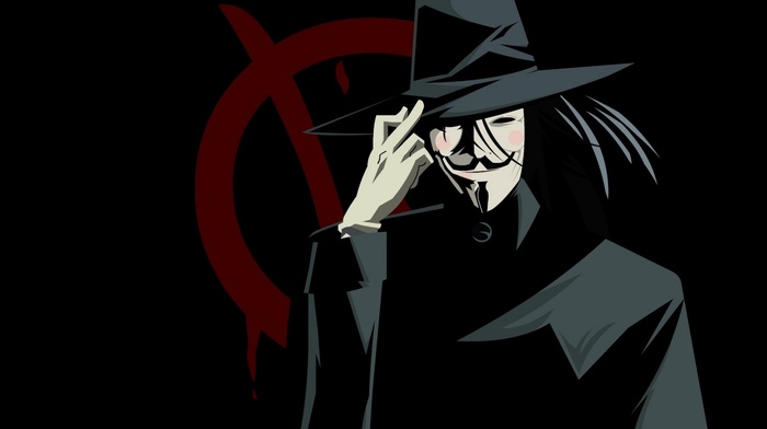 artwork, V for Vendetta, Anonymous