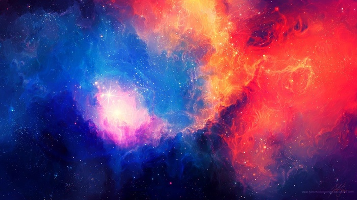 nebula, space art, TylerCreatesWorlds