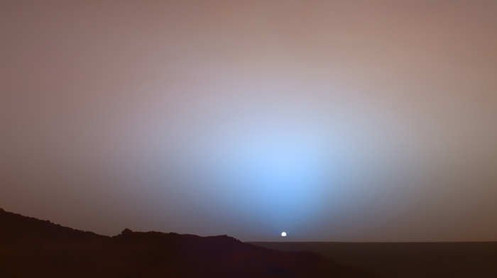 beautiful, sunset, space