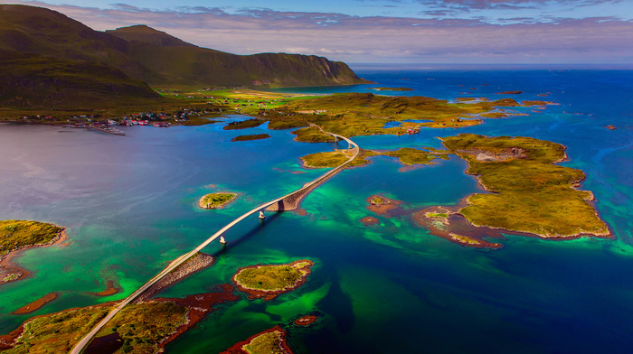 nature, Norway, bridge