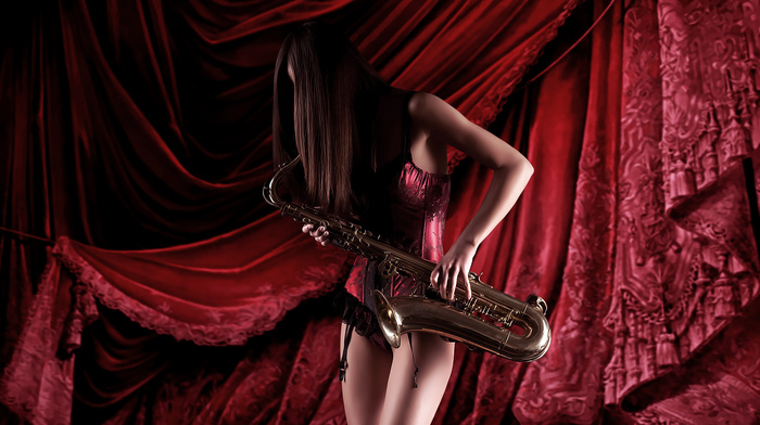 girl, music