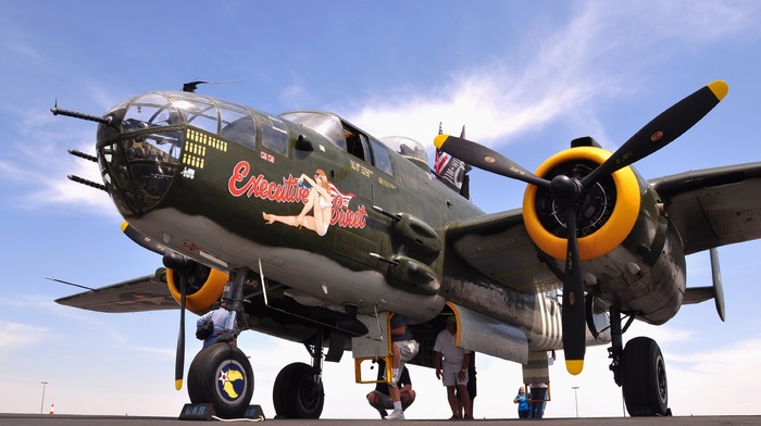 Mitchell, World War II, military aircraft, B, 25, aircraft