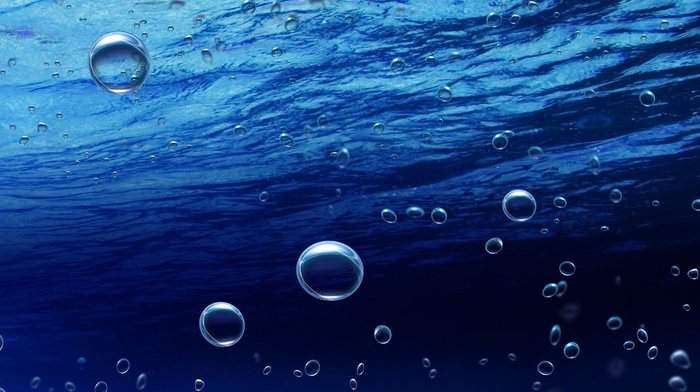 blue background, water, ocean, 3D, photoshop, beautiful, underwater