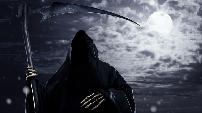 scythe, grim reaper, death