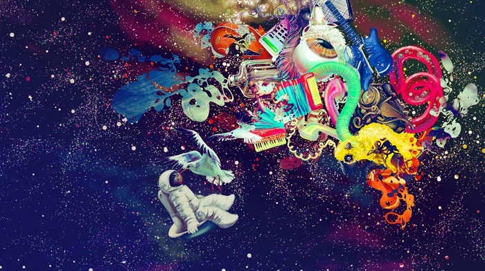 space, abstract, psychedelic