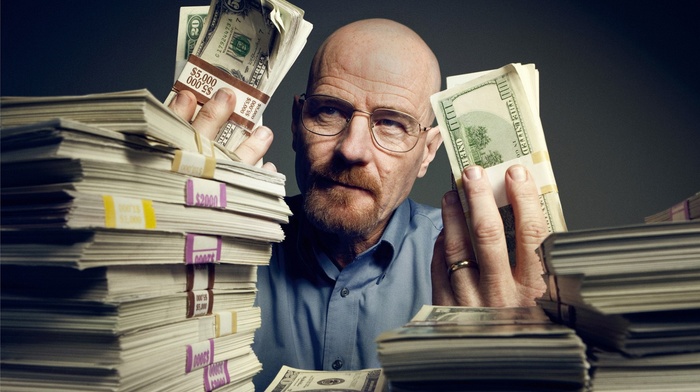 Walter White, TV, money, Heisenberg, bryan cranston, Breaking Bad