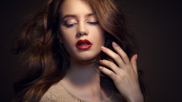 face, brunette, girl