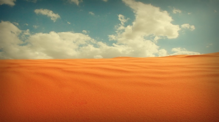 desert, nature, sand