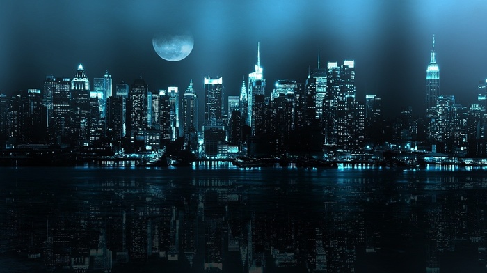 cities, city, night