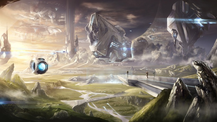 Halo, xbox one, 343 Industries, Halo Master Chief Collection, fantasy art, Master Chief