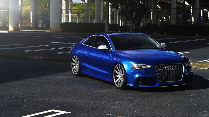 blue cars, Audi RS6, RS6, Audi