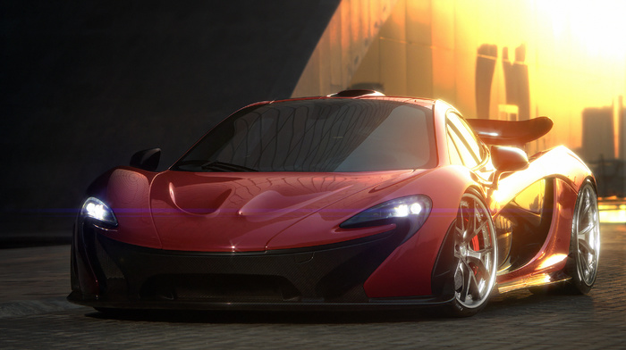 render, cars, McLaren P1