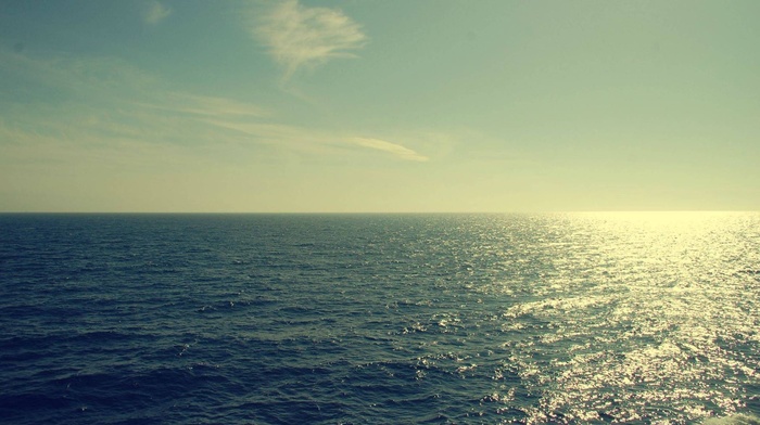 sea, nature, filter