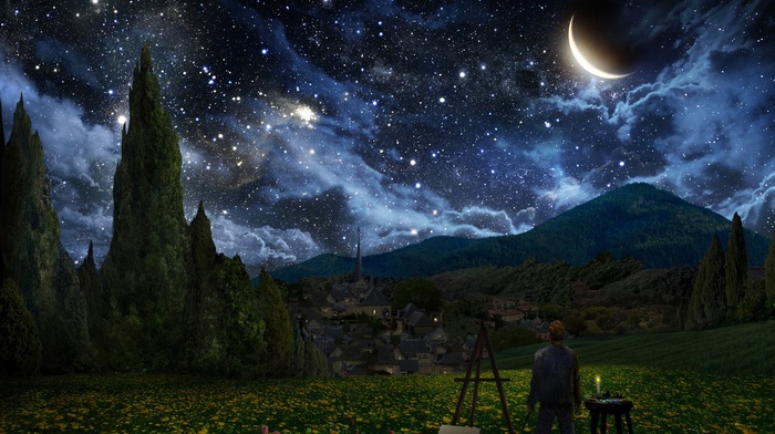 starry night, Vincent van Gogh, The Starry Night